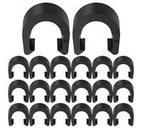 Clip per cavi da ciclismo, 20 pezzi, morsetto pieghevole Quick Fix | Morsetti guida cavi per mountain bike, per riparazione di sistemi di ingranaggi, mountain bike, bici da strada e avventura