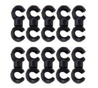 Clip per cavi freno bici - 10 pezzi Clip per cavo linea cambio bici | Clip per cavi freno mountain bike, gestione cavi accessori ciclismo