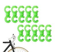 Clip per cavi freno bici - 10 pezzi Clip per cavo linea cambio bici | Clip per cavi freno mountain bike, gestione cavi accessori ciclismo
