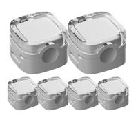 Clip per cavi magnetici, supporto per cavo magnetico - Organizer per cavi con clip per - Organizzatore di 6X, gestione adesiva, supporto magnetico per di ricarica USB del