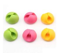 Clip per Cavi Multiuso Desktop Supporto Cavo Cavo Organizzatori Per Desktop Pc Laptop 6 Pezzi Colore Casuale Qualità Affidabile Durabilità