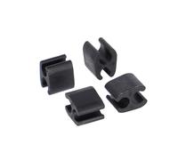 Clip per cavi XLC BR-X119 4 mm x 5 mm (x30) Noir