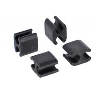 Clip per cavi XLC BR-X120 4 mm x 4 mm (x30) Noir