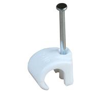 Clip Per Cavo 10-14Mm Rotonda Bianca 100/Pk - ARC12