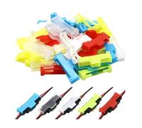 Clip per cavo di prolunga servo, 100 pezzi, clip per fibbia per cavo di prolunga servo, clip di fissaggio in plastica, supporto di fissaggio per modellini di aeroplani RC fai da te (misto)