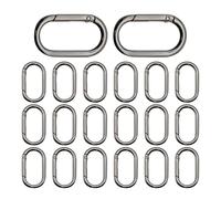 Clip per chiave - Clip per anello chiave | Corabiner Clip Gancio | Pocket Zinc Camping Spring Hook per Zaino | Accessorio di collegamento all'aperto multifunzionale per viaggi in escursionismo