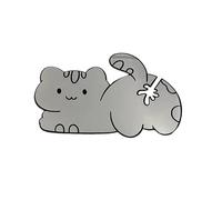 Clip per cibo per gatti, utensili da cucina in acciaio inossidabile, clip per pane a forma di gatto per dispensa, in metallo resistente con impugnatura a molla, dispositivo di sigillatura alimentare