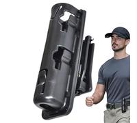 Clip per cintura, bastone a molla, pinza a molla in metallo, clip per cintura, portautensili, borsa organizer compatta con supporto per attrezzi regolabile a risparmio di spazio per escursioni e