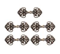 clip per cintura, Fermagli for scialle e cardigan, confezione da 5 paia, chiusura a spirale in lega(Typed Antique Bronze)