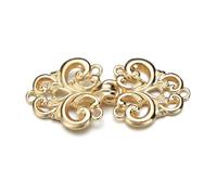 clip per cintura, Fermagli for scialle e cardigan for donne e ragazze, confezione da 3 multicolore(2-gold)