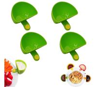 Clip per ciotole, piatti, clip per patatine fritte, supporto per salsa, piatto, ciotola in plastica e supporto per salse, per spezie, salsa di pomodoro, sale, aceto, ketchup