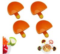 Clip per ciotole, piatti, clip per patatine fritte, supporto per salsa, piatto, ciotola in plastica e supporto per salse, per spezie, salsa di pomodoro, sale, aceto, ketchup