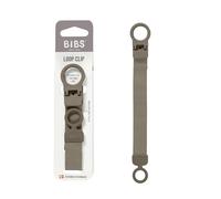 Clip per ciuccio BIBS Loop - Elegante e sicuro, utilizzabile con una sola mano, si adatta a tutti i BIBS e alla maggior parte delle marche, lavabile in lavatrice, età 0+ - Dark Oak