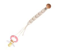 Clip per ciuccio, clip per ciuccio - Clip per Paci intrecciata Boho