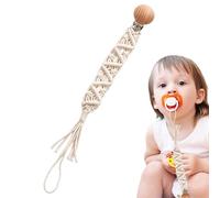 Clip per ciuccio, clip per ciuccio - Clip per Paci intrecciata Boho