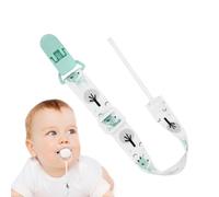 Clip per ciuccio, clip per porta ciuccio, Cinghie per massaggiagengive con antigoccia, Guinzaglio universale per giocattoli da dentizione, cordino per per ragazzi e ragazze