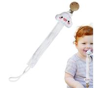 Clip per ciuccio, corda per panni, cinghia riutilizzabile per mantenere ciucci, massaggiagengive, giocattoli, bavaglini o coperte per bambini in posizione mentre si viaggia visitare parchi dormono in