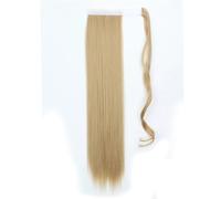 Clip Per Coda Di Cavallo Sintetica Lunga E Diritta Da Donna Nell'estensione Dei Capelli Resistente Al Calore 22 34 Pollici Avvolgente Per Parrucchino 25 85CM-140G
