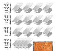 Clip per controfinestre,Clip per pannelli di finestra, Clip di compensato tempesta riutilizzabili Clip per finestra tempesta, Le clip riutilizzabili per tempesta hardware persiana fissano la prote