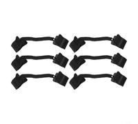 Clip per copertura solare per piscina, resistenti al vento, in ABS resistente, per la copertura della piscina, sollevabili durante le tempeste, colore nero, 6 pezzi