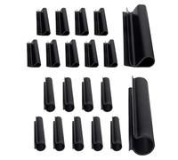 Clip per Copripiscina - Fascette Antiscivolo Paravento Per Teli | Graffette Antivento per Fissaggio Copertura Piscina,per Prati Balconi Terrazze Giardini