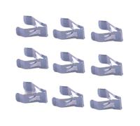 Clip per cornice per interruttore pannello cruscotto DVD radio console centrale argento da 50 pezzi compatibili con modelli di veicoli selezionati