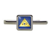 Clip Per Cravatta Massonica Occhio Di Providence (Occhio Tutto Vede Di Dio)