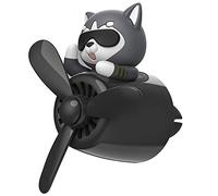 Clip per Deodorante per Cani Husky Diffusore di Sfiato per Animali Carini Diffusore di Profumo di Olio Aromatico Automatico per Soggiorno in Ufficio per Auto