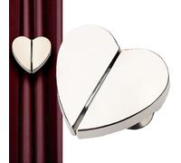 Clip per drappeggio magnetico, chiusura dei magneti per tendaggi, RITORNI MAGNETICI a forma di cuore, Clip decorative rimovibili Clip Magnete a doppia faccia Impediscono la luce che perde per