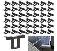 Clip per drenaggio dell'acqua per pannello solare, 40 pezzi, clip per drenaggio dell'acqua, 30 mm, clip per la rimozione del fango, scarico dell'acqua, clip per drenaggio dell'acqua e pannello