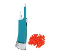 Clip per esca da verme di sangue, Clip per vermi di sangue di terra di terra, Clip per esche da pesca portatile, Supporto per vermi rossi con strisce, accessori per placcare con luce per acqua dolce e