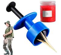 Clip per esche - Accessorio da antiruggine | Clip da, supporto per esca antiscivolo in, strumento portatile a 4 artigli per sangue terra, esche, attrezzature per p