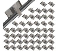 Clip per filo metallico pulite e sicure per luci a stringa da esterno set da 50