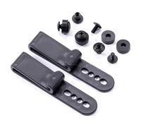 Clip per fondina con gancio a J, confezione da 4 pezzi, design a 4 fori, flangia dritta, IWB (all'interno della cintura), prodotte negli Stati Uniti (per cinture da 3,8 cm)