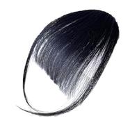 Clip per frangia di capelli veri, clip per frangia da donna,Parrucca per capelli umani da donna con frangia clip | Copre il diradamento dei capelli Indossare quotidianamente Posticci Sorelle Moglie Es