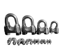 Clip per funi metalliche Morsetto per cavi, Morsetti for cavi in acciaio inossidabile 304 tipo U, confezione da 5, diverse misure(M12)