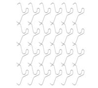 Clip per ganci in - 24 ganci per quadri natalizi per esterni senza trapano, clip da parete in | accessorio per appendere resistente | per guida