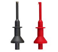 Clip per gancio di prova - Clip per test a gancio multimetro | Gripper per sonda flessibile professionale, mandibola a molla del metro, di piegatura esperta, grande sonda di prova primaverile