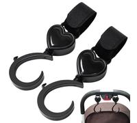 Clip per gancio per passeggino - Supporto per borsa multifunzione, accessorio per strumento organizzativo universale, per riporre oggetti, clip per gancio per pannolini per passeggino,