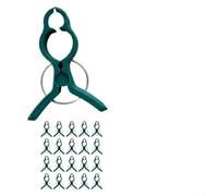 Clip per giardino Plastica 60 per pz per verde Clip per giardino(Mermaid-S) | Regolabili, 60 , plastica , ideali per viti e ortaggi, uso esterno