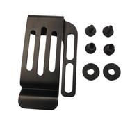 Clip per guaina in metallo resistente, vestibilità sicura, per avventura, escursionismo, campeggio, forte clip di montaggio in vita per guaine taglierina, facile da montare, rimozione rapida