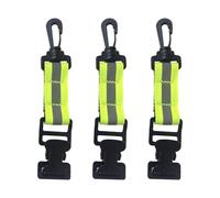 Clip Per Guanti Da 3 Pezzi, Clip Per Guanti Da Pompiere, Clip Per Guanti Con Fettuccia In Nylon Riflettente, Clip Per Guanti Multifunzionali, Clip Per Guanti Da Lavoro Per Sport All'Aria Aperta