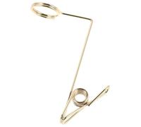 Clip per Guarnizione Cocktail in Metallo, Oro, per Bicchieri | Accessorio per Cucina Molecolare, per Ristoranti e Bar di Casa, Pulizia Facile, Resiste ad Alte Temperature