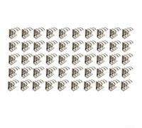 Clip per guida dell'acqua fotovoltaica, 50 pezzi, in acciaio inox 304, per pannelli solari, autopulente, per installazione a energia solare (35 mm)