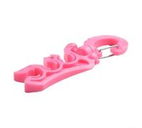 Clip per immersioni subacquee per integrazione del supporto del tubo BCD e regolatore di secondo stadio con capacità di sgancio rapido (rosa)