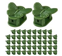 Clip Per Impianti Di Arrampicata - Piante Di Clip Di Supporto Del Giardino | Pezzi Di 50 Ćlip Per Orchidee A Forma Di Farfalla | Pavimenti, Stabili, Fiori E Viti, Interni Ed Esterni, Serre, Tale