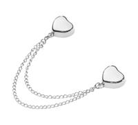 Clip per indumenti magnetici, elementi di fissaggio magnetici a di cuore, catena per camicie da donna, fibbia di fissaggio multifunzionale, non facilmente danneggiata o arrugginita e ha una lega