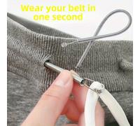 Clip per infila con coulisse a molla pieghevole Pantaloni con cappuccio Fascia elastica Cavo in pizzo Filo flessibile con coulisse Accessori per cucire fai-da-te