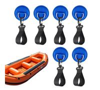 Clip per kayak, toppe e passante per corda, 6 toppe multifunzionali a sgancio rapido, per principianti, paddleboard fibbia per canoe, zattere e kayak