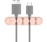 Clip per la gestione dei cavi, design, organizer per cavi da tavolo a 4 fori, supporto per cavi portatile per la scrivania, supporto per cavi versatile, dispositivo di lavoro ordinato con